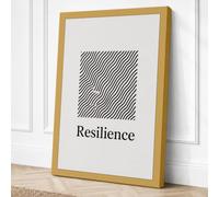 Resilience Minimalist Canvas Wall Art Print 36x24 Inch