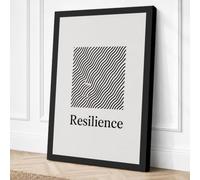 Resilience Minimalist Canvas Wall Art Print 36x24 Inch