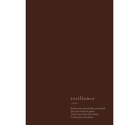 Resilience: Minimalist Notebook for Calm, Clarity & Mindful Writing