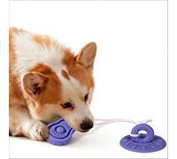 Resilient and chewable silicone pet toys with soft spikes and grooves for interactive pet care; a fun and entertaining chew stick for dogs.