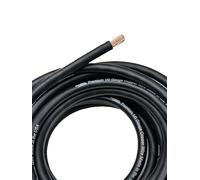 Resilient Sounds 1/0 Premium High Conductivity Copper Car Audio Wire-Minimum 99.9% Pure Copper Made in the USA (Black, 25FT Length)