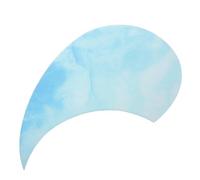 Resin Acoustic Guitar Pickguard Sticker for Classical Guitars | Scratch Resistant Surface, Thickened Comma Shape, Sl lue Wave Finish, for Stage Gigs and Beginners