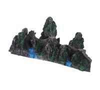 Resin Ancient Building Figurine for Bonsai Container Scene Embellishment