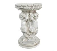 Resin angel flowerpot with vintage European style, crafted for For Gardens and villas to add a decorative and element to outdoor areas (B)