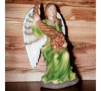 Resin Angel Of Abundance Of Prosperity Idol For Healing Purpose 7 Inch, Religious