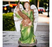 Resin Angel Of Abundance Of Prosperity Idol For Healing Purpose 7 Inch, Religious New