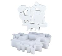 Resin Animal Molds - Home Decoration Casting Moulds | Cement Mould Silicone for Plaster Kids Artists Adults Craft Enthusiasts Art Teachers Creative Students Party Planners