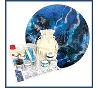 Resin Art Gift Pack Opaque Ocean Blues - Create a Resin Art Masterpiece with MasterCast Art Resin and Art pigments…
