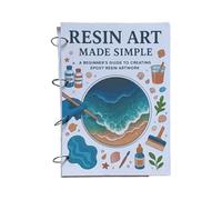 Resin Art, Resin Craft Handbook, Epoxy Art Learning Book, with Comprehensive Coverage, Reusable Notes Section, 21x29cm, for Students, Men, Women, Handicraft Enthusiasts, Beginners, Artists, Learning