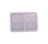 Resin Art Shaker Mold Crystal Silicone Mold Epoxy Pendant Rectangle for Shape Resin Jewelry Earring Molds for Epoxy