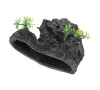 Resin Artificial Mountain Aquarium Decoration Durable Ornaments for Home Garden Bathroom Easy to Clean Aquarium Centerpiece with Realistic Texture and Moderate