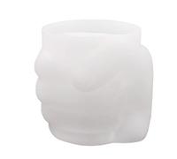 Resin Ashtray Mold Epoxy Casting Mold Left and Right Hand Fist Pen Holder Easy to Use and Clean Handcraft Home Gift Jewelry Storage Box