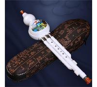 Resin Bakelite Hulusi C-key B Flat Adult Beginner Learning Instrument Professional Hulusi(Set,B tune)