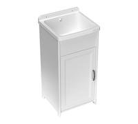 Resin Basin for Outdoor and Indoor Use Dimensions 40 x 40 x 86.5 cm