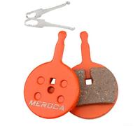 Resin Bicycle Disc Brake Pads for SRAM BB7, Juicy 3/5/7 and BB5 - 1 Pair, Silent Operation, Heat-Dissipating Aluminum Grille, Copper-Backed for Enhanced Braking(No5)