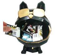 Resin Big Mouths Dog Statue, Funny Big Mouths Dog Storage Box, Key Bowl For Entryway Table, Candy Bowl Dish Desk, French Bulldog Art Sculptures Figurines For Home Decor 17x17x23.5CM