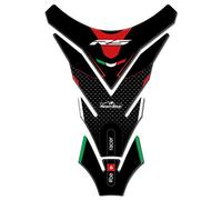 Resin Bike Motorcycle 3D Stickers Compatible with Aprilia RS. Tank Pad Protection from Bumps and Scratches. Motorcycle Resin Stickers - Gadget Moto - Version Universal - Effect Carbon