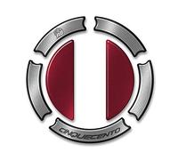 Resin Bike Motorcycle 3D Stickers Compatible with Benelli Leoncino 500 - Trail 500 2017 2025. Tank Cap Protection from Bumps and Scratches. Resin Stickers for Red Tank - Gadget Moto