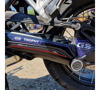 Resin Bike Motorcycle 3D Stickers Compatible with Bmw R 1250 GS - GS Adventure Trophy 2021-2023. Swingarm Protections from Impact and Scratches. Resin Stickers - Gadget Moto