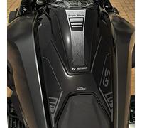 Resin Bike Motorcycle 3D Stickers Compatible with BMW R 1250 GS Triple Black 2021. Tank Protector Protection from Bumps and Scratches. Resin Stickers - Silver - Gadget Moto