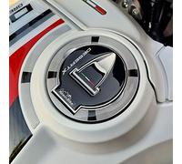 Resin Bike Motorcycle 3D Stickers Compatible with Ducati DesertX 2022-2026. Tank Cap Protection from Bumps and Scratches. Resin Stickers - Gadget Moto Motorcycle Accessories