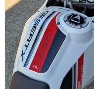 Resin Bike Motorcycle 3D Stickers Compatible with Ducati DesertX 2022-2026. Tank Protector Protection from Bumps and Scratches. Resin Stickers for Motorcycle Tank - Gadget Moto