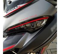 Resin Bike Motorcycle 3D Stickers Compatible with Ducati Multistrada 1260 S 2020 Grand Tour 2018-2020. Headlight Eyelids Protection from Impact and Scratches. Resin Stickers - Gadget Moto