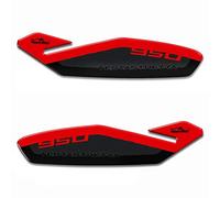 Resin Bike Motorcycle 3D Stickers Compatible with Ducati Multistrada 950 2018-2021. Handguards Protections from Bumps and Scratches. Pair of Resin Stickers - Gadget Moto