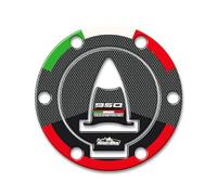 Resin Bike Motorcycle 3D Stickers Compatible with Ducati Multistrada 950 2018 2021. Tank Cap Protection from Impact and Scratches. Resin Stickers Kit - Gadget Moto