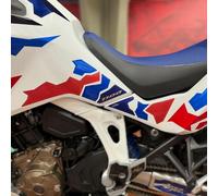 Resin Bike Motorcycle 3D Stickers Compatible with Honda Africa Twin 1100 Adventure 2024. Bike Tank Side Protector from Impact and Scratches. Sticker 3D Resin Gadget Moto