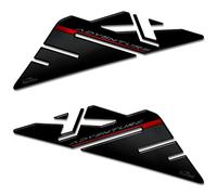 Resin Bike Motorcycle 3D Stickers Compatible with Honda NC750X 2016 2017 2018 2019 2020. Side Fuel Tank Protections from Impact and Scratches. Pair of Resin Stickers - Gadget Moto