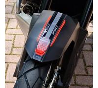 Resin Bike Motorcycle 3D Stickers Compatible with Honda Transalp XL 750 2023-2025. Fender Protection from Bumps and Scratches. Resin Stickers - Neutral Metallic - Gadget Moto