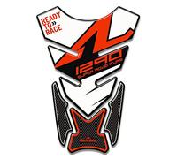 Resin Bike Motorcycle 3D Stickers Compatible with KTM 1290 Super Adventure R 2017 2020 White. Tank Protector Protection from Impact and Scratches. Resin Stickers - Gadget Moto