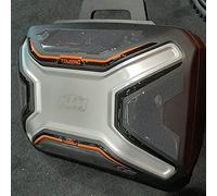 Resin Bike Motorcycle 3D Stickers Compatible with KTM Super Adventure R-S 2021 Touring Top Case. Panniers Side and Top Case Protection from Bumps and Scratches. Resin Stickers - Gadget Moto