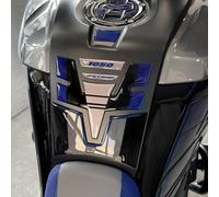 Resin Bike Motorcycle 3D Stickers Compatible with Suzuki V-Strom 1050 XT ABS Aspen Grey 2022. Tank Protector from Impact and Scratches. Motorcycle Resin Stickers - Made in Italy