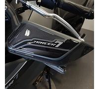 Resin Bike Motorcycle 3D Stickers Compatible with Yamaha Tracer 7 2021. Handguards Protections from Bumps and Scratches. Resin Stickers Kit - Metallic Effect - Gadget Moto