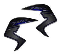 Resin Bike Motorcycle 3D Stickers Compatible with Yamaha Tracer 700 2016 2020. Fuel Tank Side Protections from Bumps and Scratches. Pair of Resin Stickers - Gadget Moto