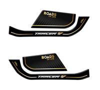 Resin Bike Motorcycle 3D Stickers Compatible with Yamaha Tracer 9-9 GT 2021 2023 Gold. Handguards Protections from Impact and Scratches. Resin Stickers - Gadget Moto