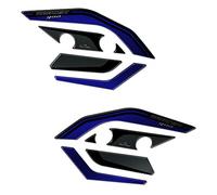 Resin Bike Motorcycle 3D Stickers Compatible with Yamaha Tracer 900 2015-2017. Handguards Protections from Impact and Scratches. Pair of Resin Stickers Blue - Gadget Moto