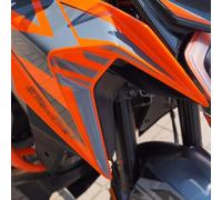 Resin Bike Motorcycle Stickers Compatible with KTM 1290 Super Duke GT 2019-2024. Side Panel/Radiator Protection from Bumps and Scratches. 3D Resin Stickers Made in Italy