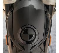 Resin Bike Stickers Motorcycle Compatible with Bmw R 1250 GS 2021 Triple Black. Front Fender Prrotection from Bumps and Scratches. Pair Stickers 3D Resin - Gadget Moto