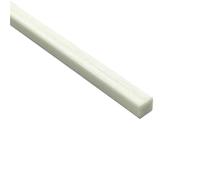 Resin Board 2pcs White Fiber Glass Flat Square Bars, 500mm Length Reinforced Plastic Bracing Strips(8x8x500mm)