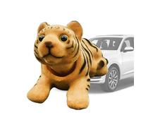 Resin Bobble Shaking Head Toy|Shaking Head Bobble Figurine | Ornament Cute Car Dash Decor Resin Tiger Ornaments