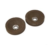 Resin Bowl Grinding Wheel for 100 Angle Grinder, Silicon Carbide Cup Disc for Stone Tile Trimming Chamfering Concrete Marble Granite Polishing, 97mm Diameter(2PCS L Type)