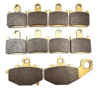 Resin Brake Pads For Kawa&saki For ZX6R For ZX600 2007-2016 Motorcycle Parts Front Rear Brake Pads(2)