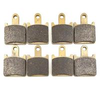 Resin Brake Pads For Kawa&saki For ZX6R For ZX600 2007-2016 Motorcycle Parts Front Rear Brake Pads(3)