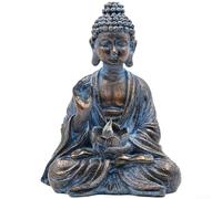 Resin Buddha Statue Outdoor Decor Lotus Design 1PC
