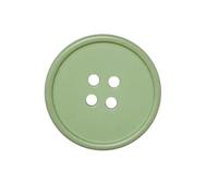 Resin Buttons 10PCS 15mm/25mm Colorful Resin Button Round Four Eye Handmade DIY Accessory Suitable for Sweaters, Coats(Light-Green,15mm)