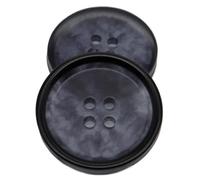 Resin Buttons 12Pcs Transparent Resin Pattern Buttons 4 Holes Button for Clothing Sweater Coat Vintage Decorations DIY Sewing(Dark Blue,28mm)