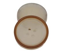 Resin Buttons 12Pcs Transparent Resin Pattern Buttons 4 Holes Button for Clothing Sweater Coat Vintage Decorations DIY Sewing(Khaki,23.0mm)